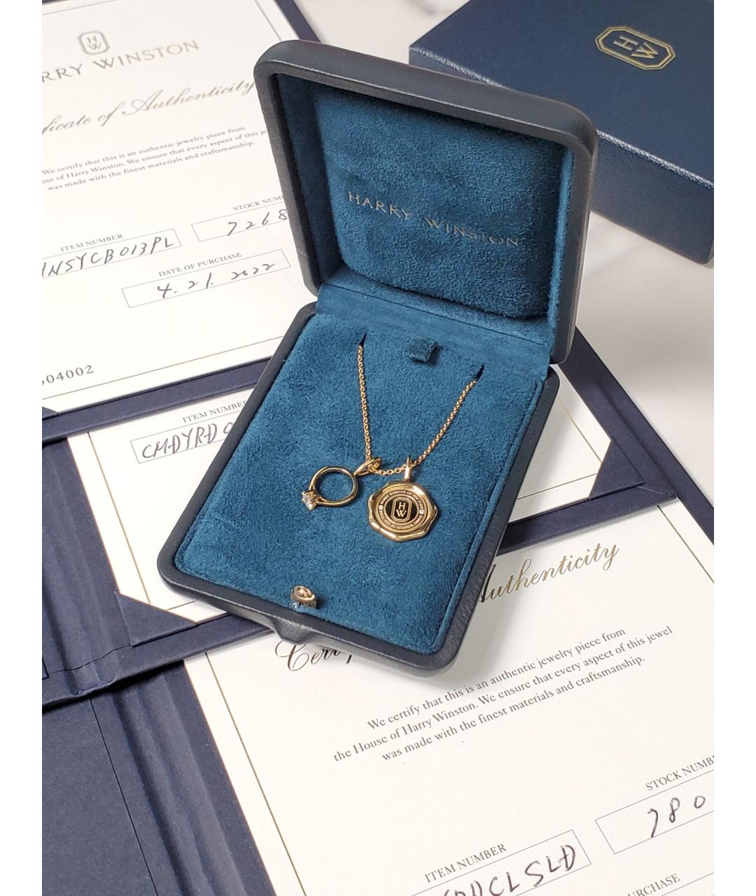 Harry Winston Золотое колье из желтого золота, фото 2