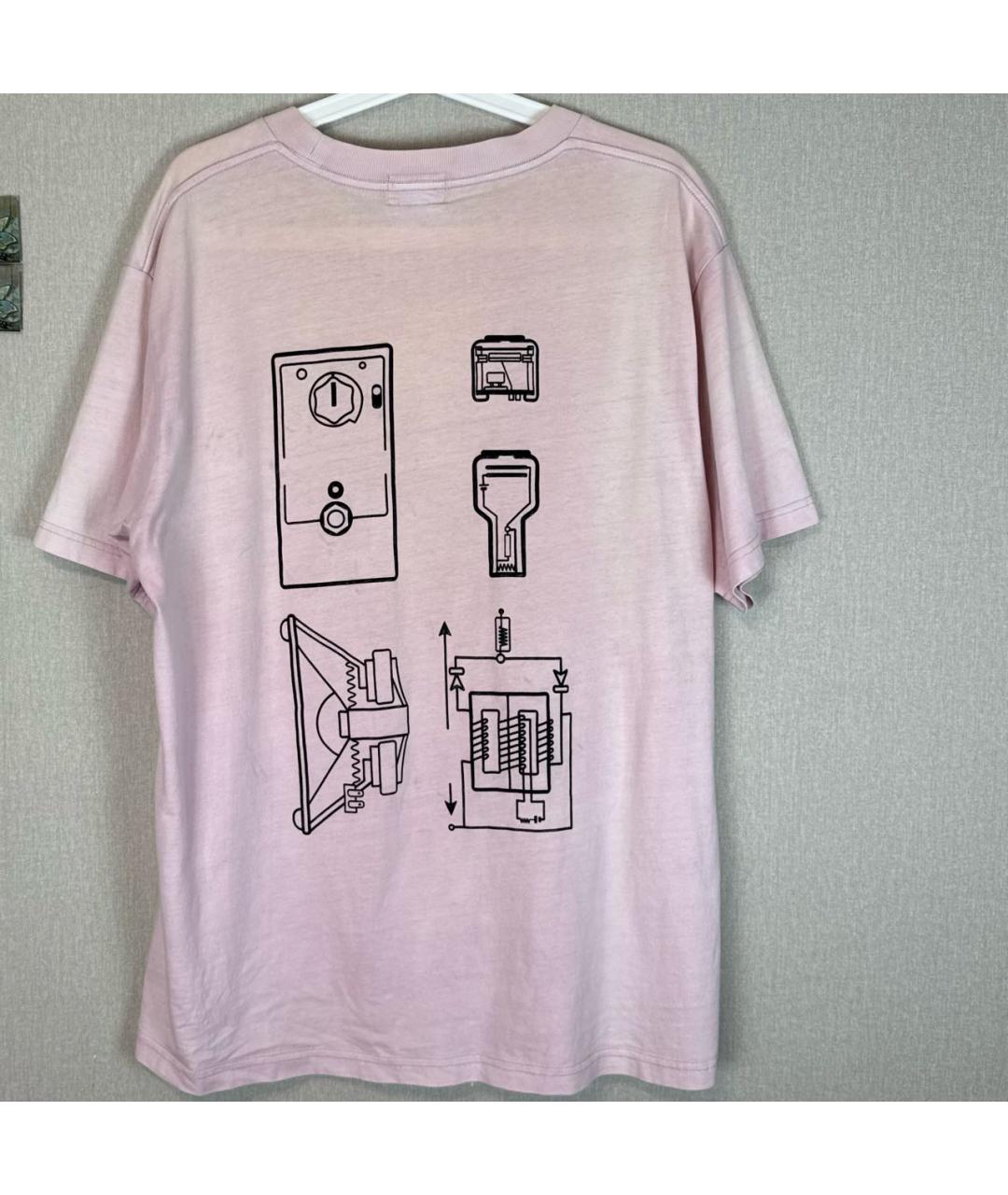 CAV EMPT Коралловая хлопковая футболка, фото 4