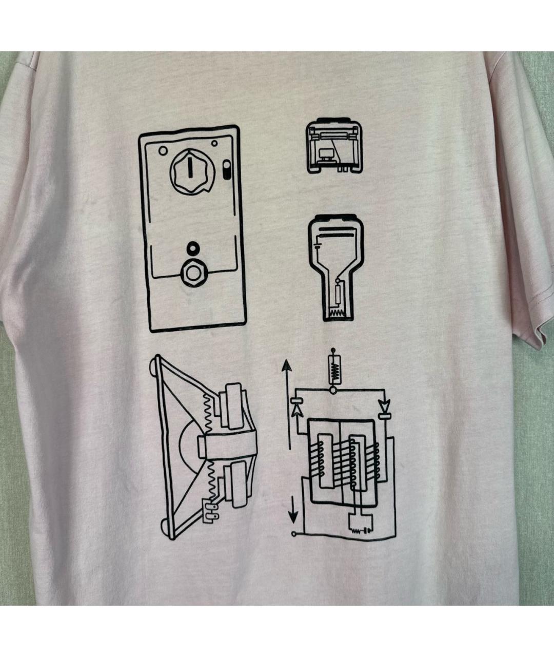 CAV EMPT Коралловая хлопковая футболка, фото 5
