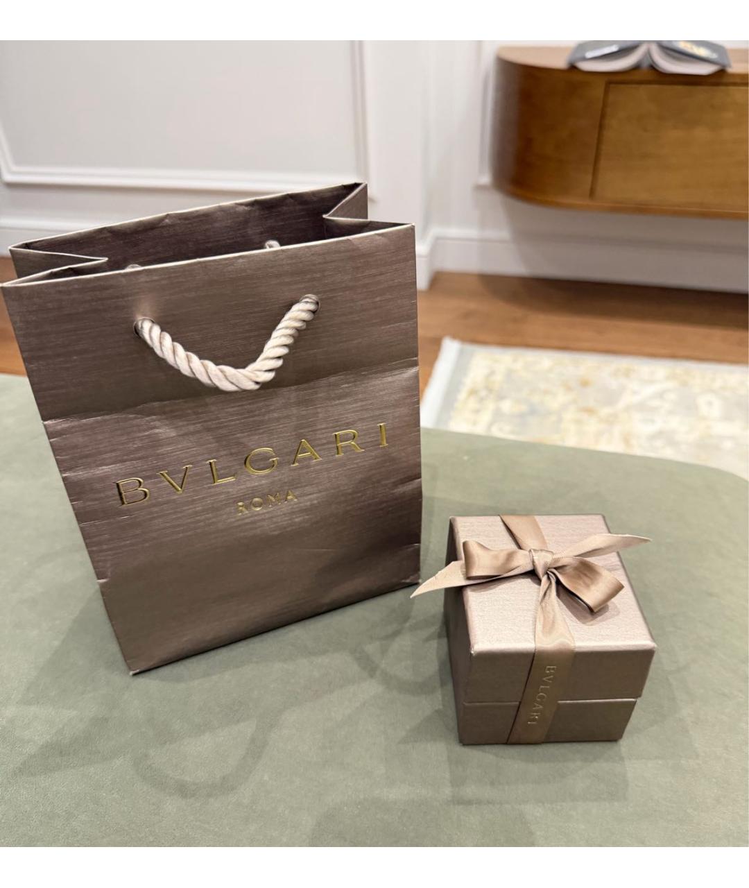 BVLGARI Белое кольцо из белого золота, фото 5