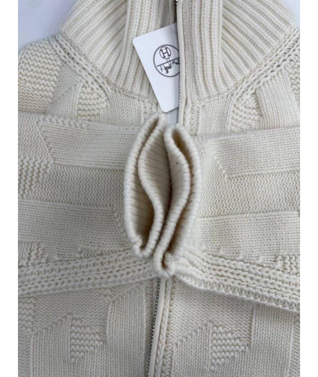 HERMES Белый кардиган, фото 6