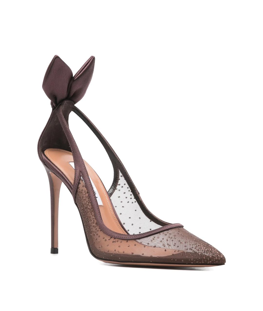AQUAZZURA Коричневые туфли, фото 2