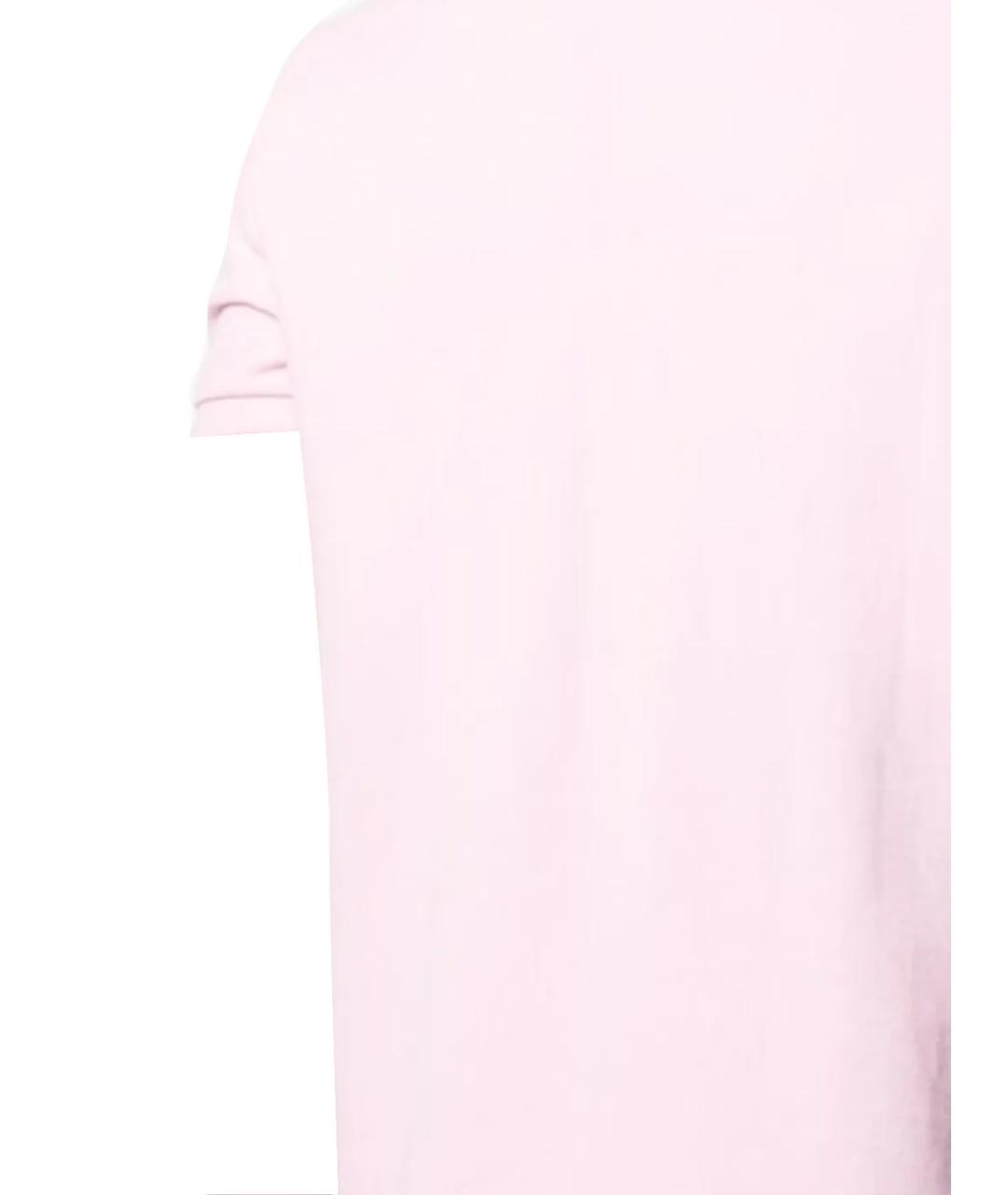 POLO RALPH LAUREN Розовое хлопковое поло с коротким рукавом, фото 3