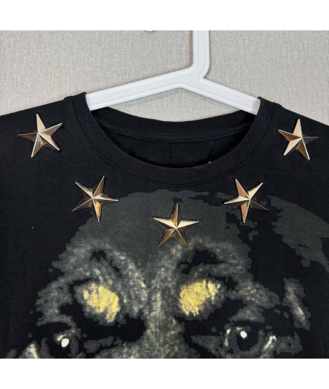 GIVENCHY Черная хлопковая футболка, фото 3