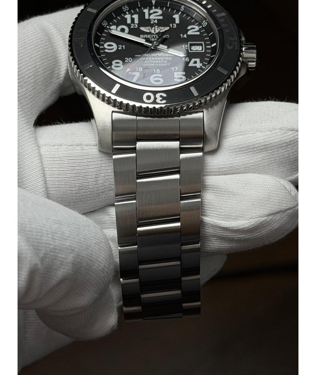BREITLING Черные часы, фото 6