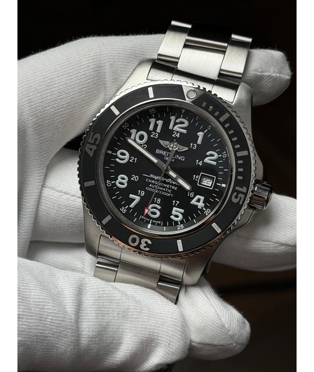 BREITLING Черные часы, фото 3