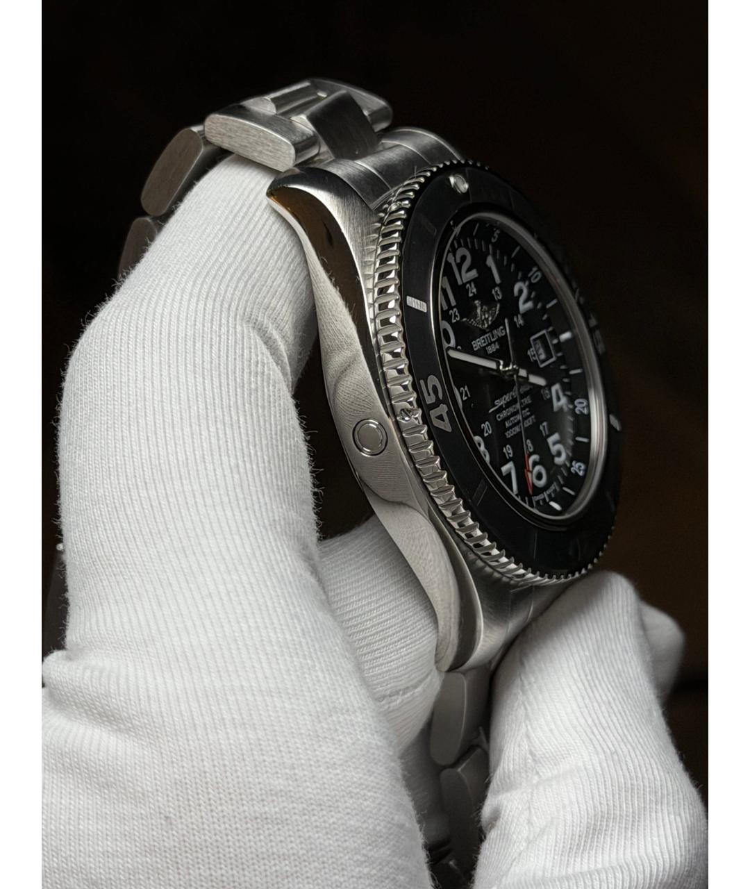 BREITLING Черные часы, фото 5