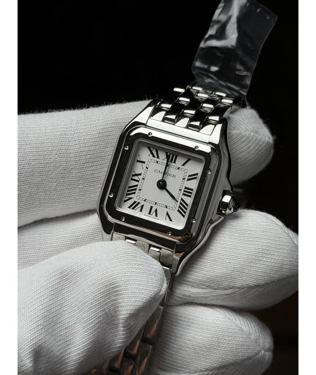 CARTIER Белые часы, фото 3