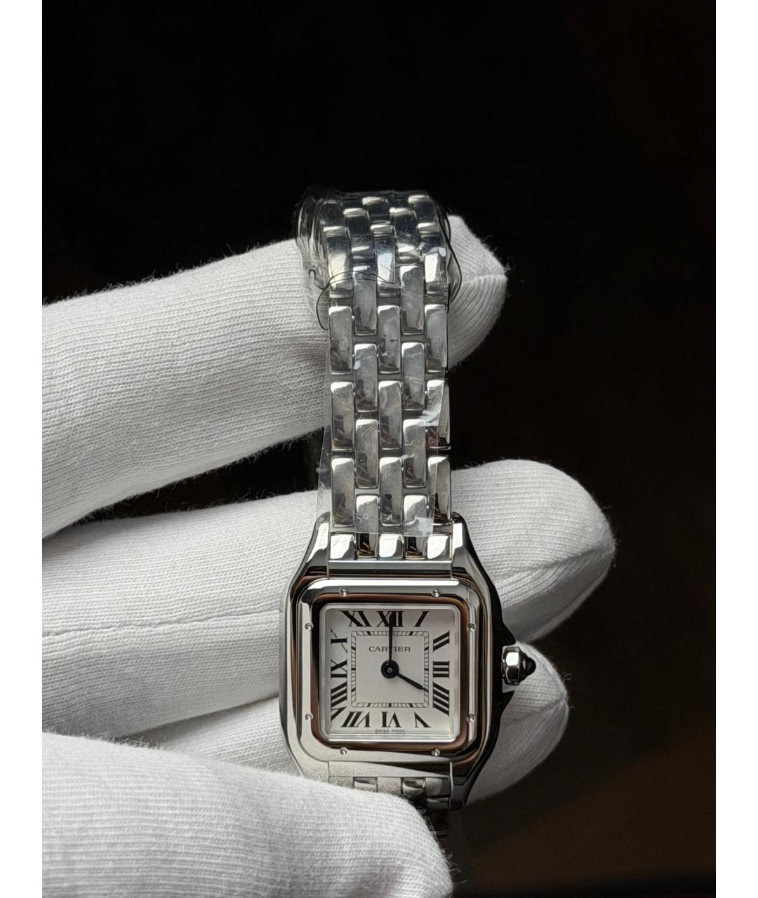CARTIER Белые часы, фото 6