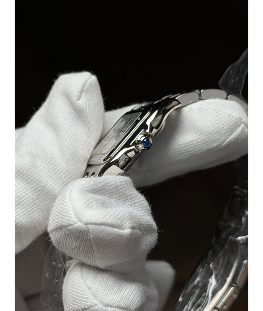 CARTIER Белые часы, фото 4