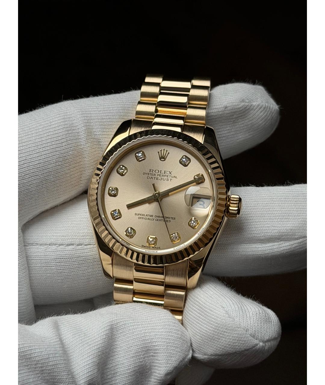 ROLEX Золотые часы из желтого золота, фото 2