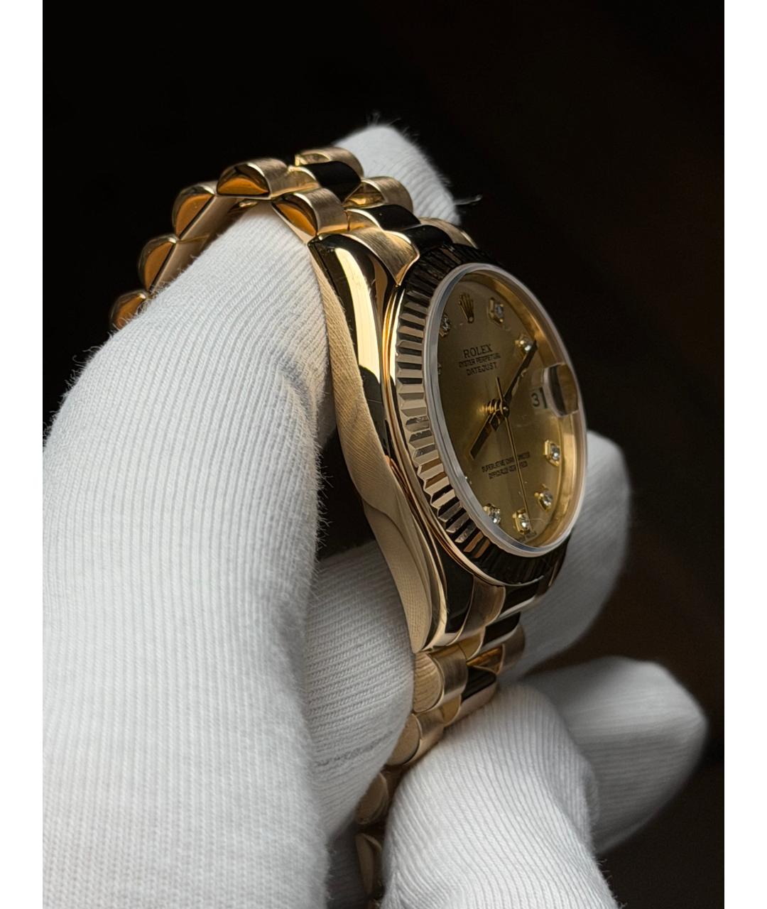 ROLEX Золотые часы из желтого золота, фото 4