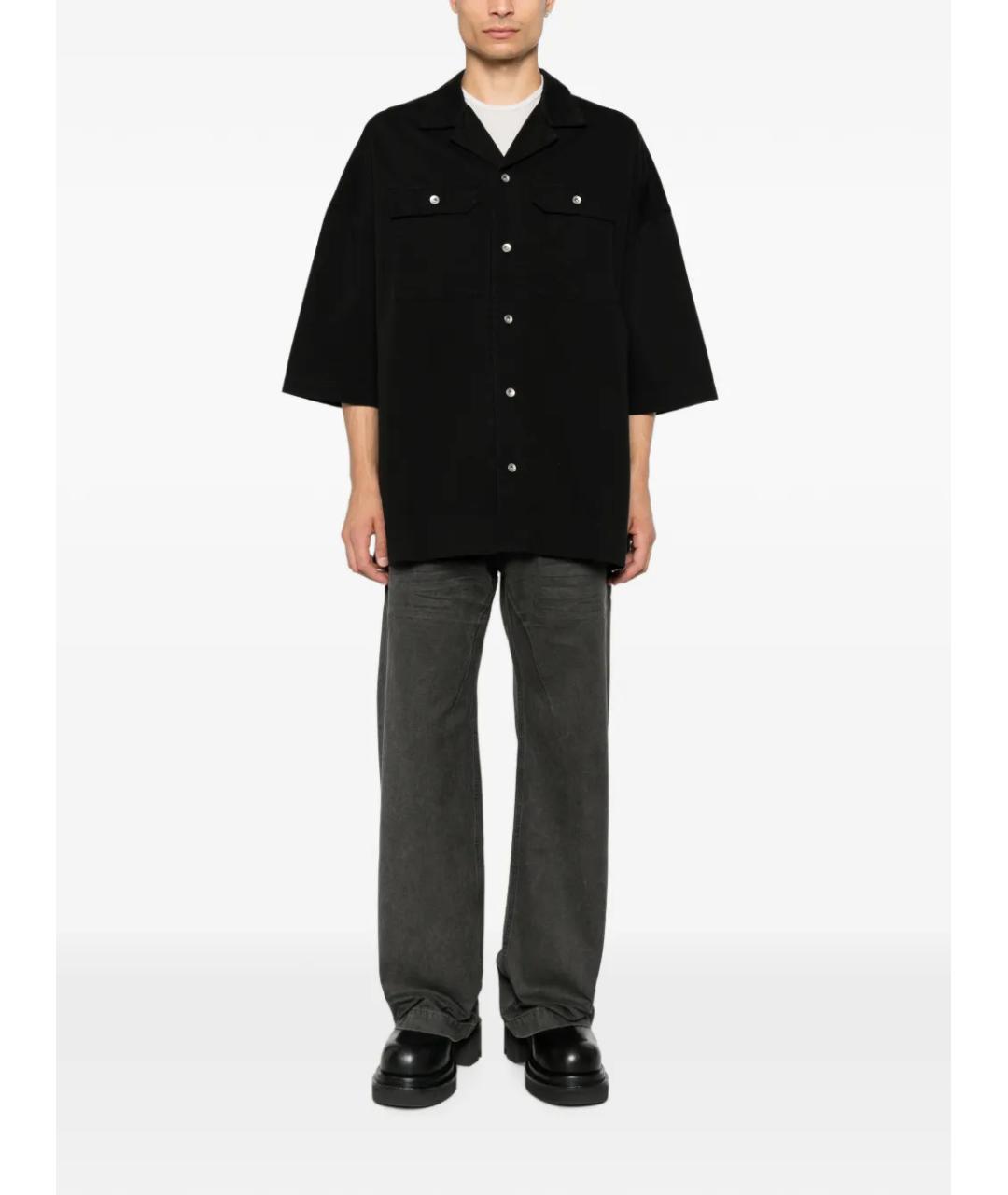 RICK OWENS DRKSHDW Серые хлопковые прямые джинсы, фото 2
