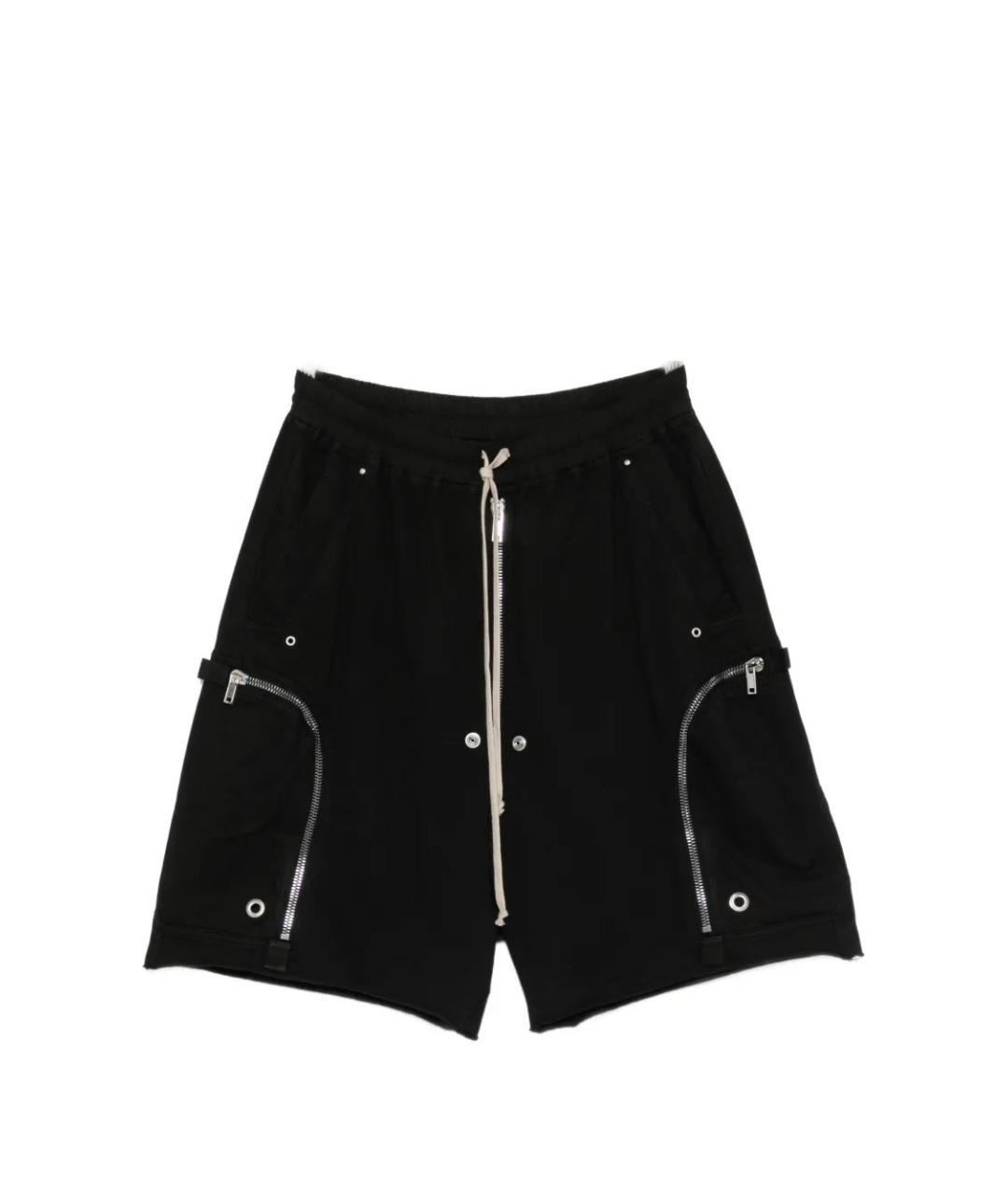 RICK OWENS DRKSHDW Черные хлопковые шорты, фото 1