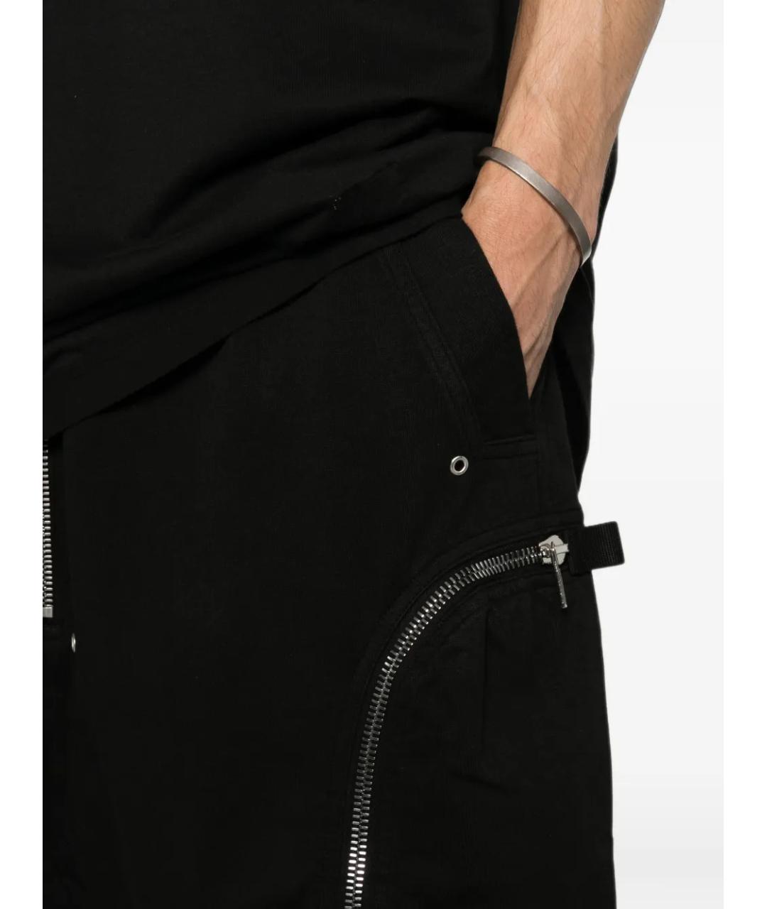 RICK OWENS DRKSHDW Черные хлопковые шорты, фото 5