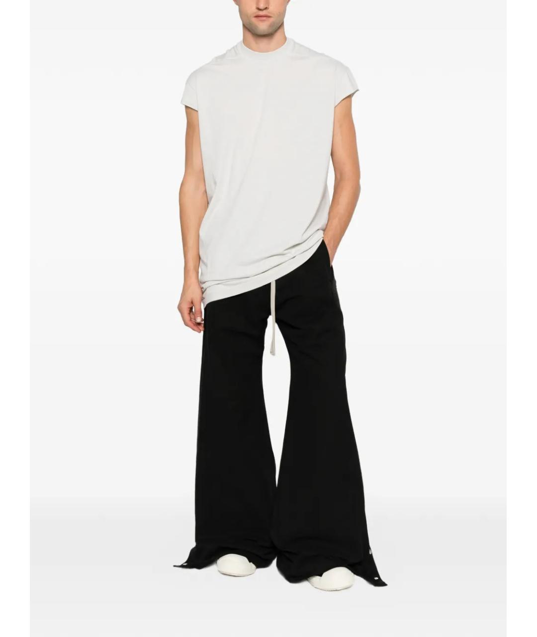 RICK OWENS DRKSHDW Белая хлопковая футболка, фото 2