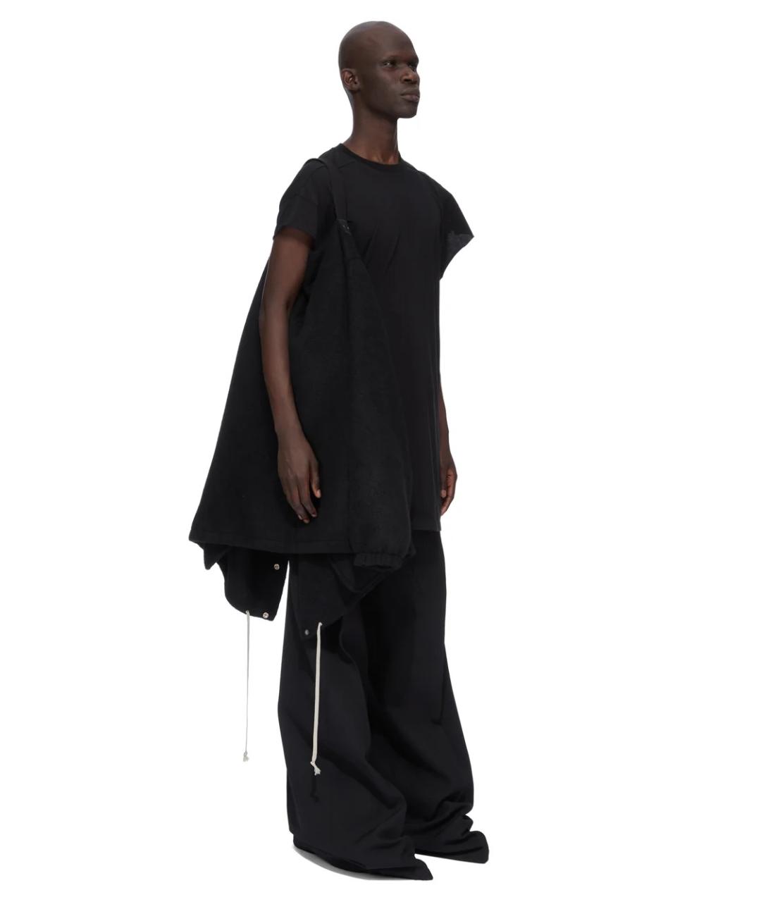 RICK OWENS Черное кашемировое пальто, фото 8