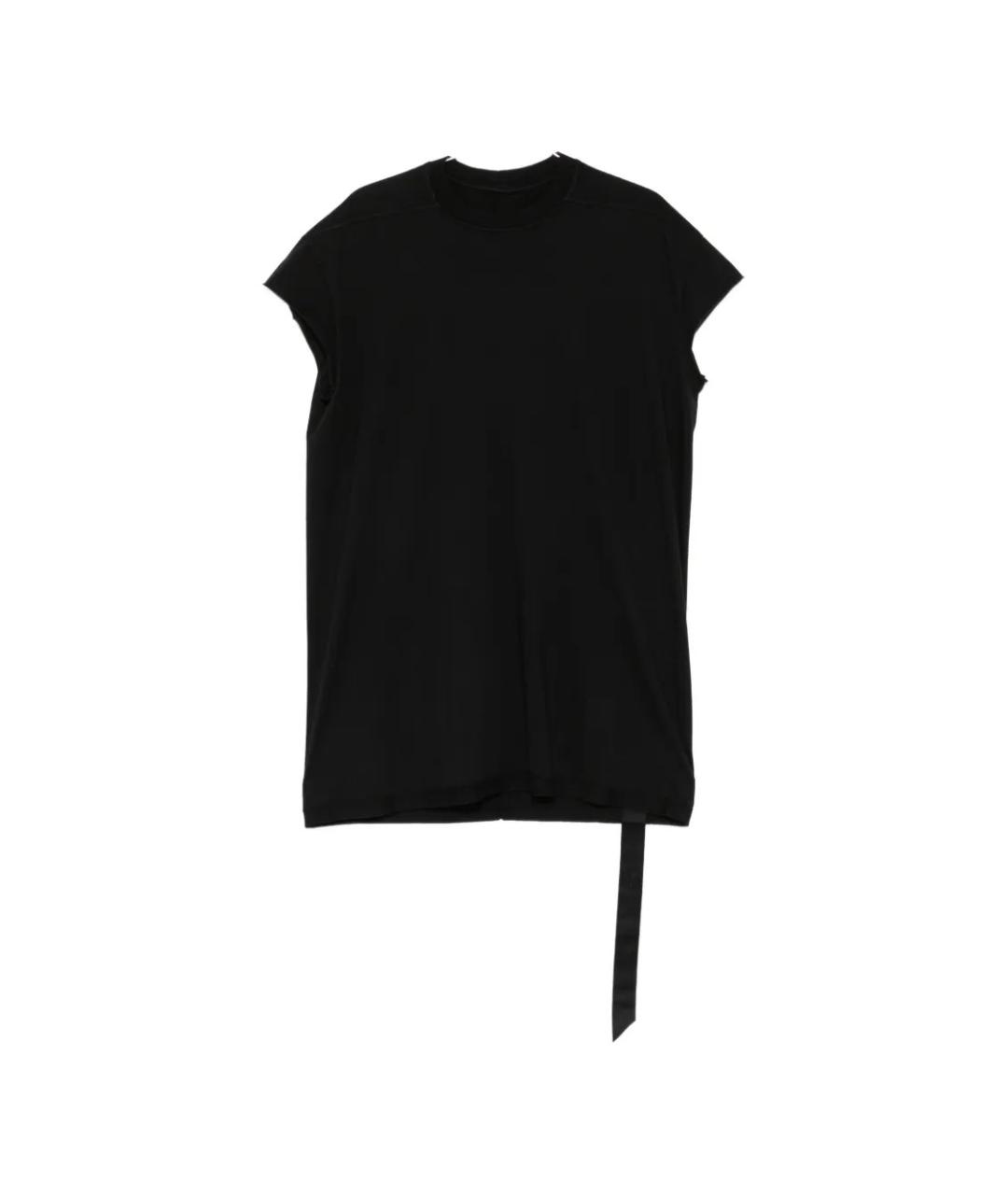 RICK OWENS DRKSHDW Черная хлопковая футболка, фото 1