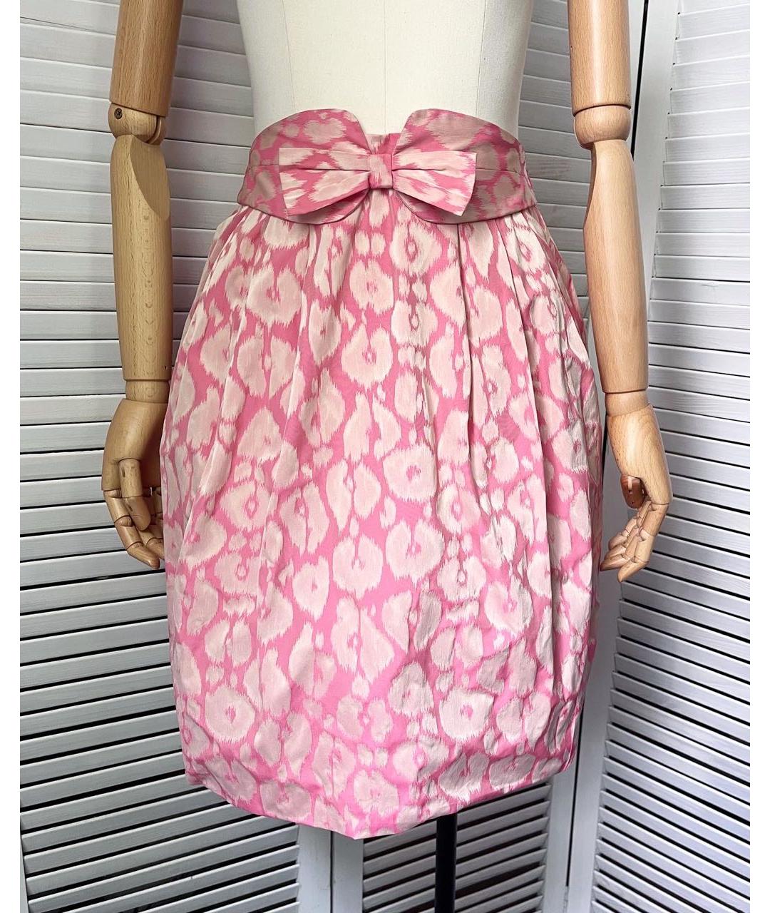 BLUGIRL Розовая юбка миди, фото 7
