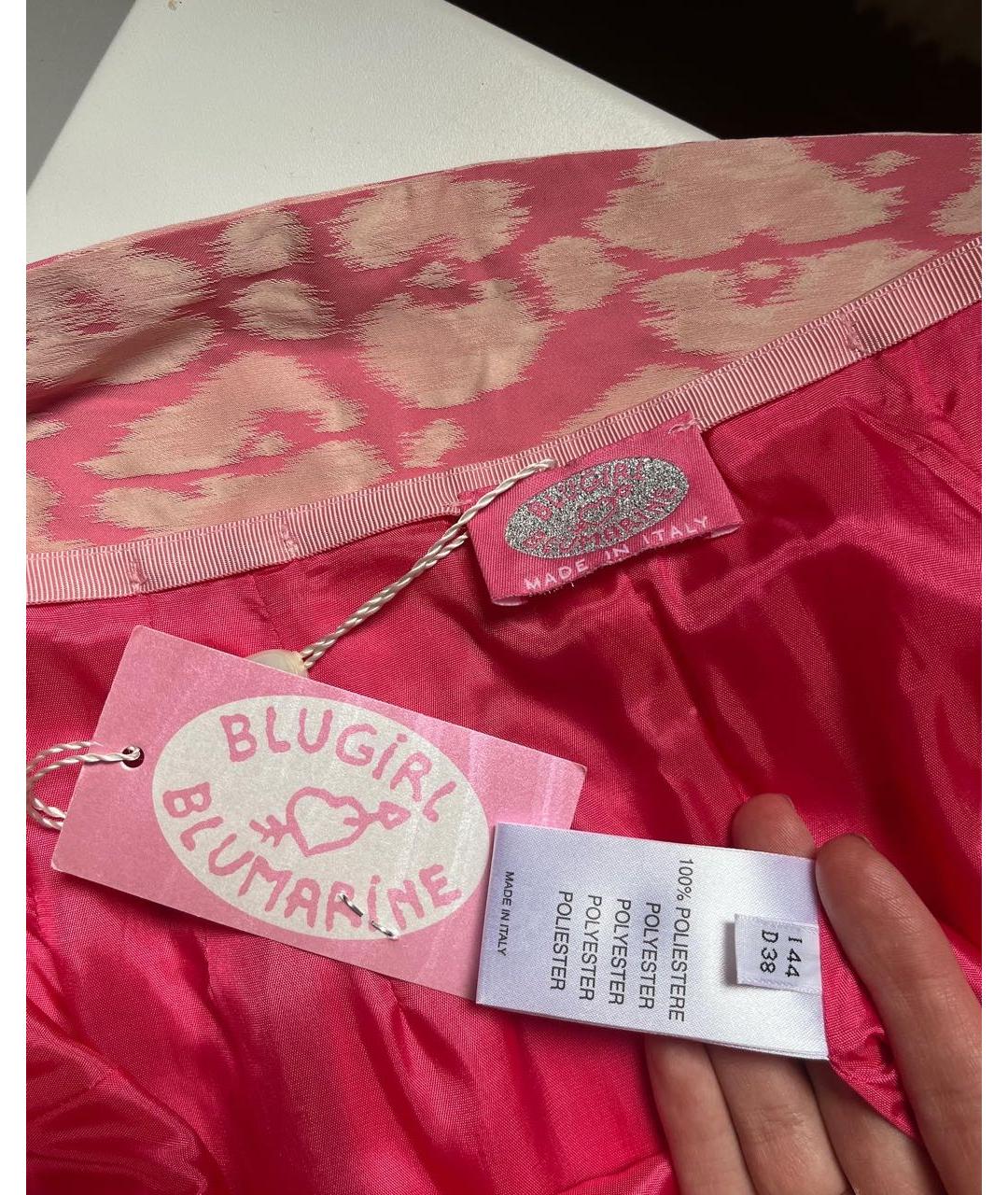 BLUGIRL Розовая юбка миди, фото 5
