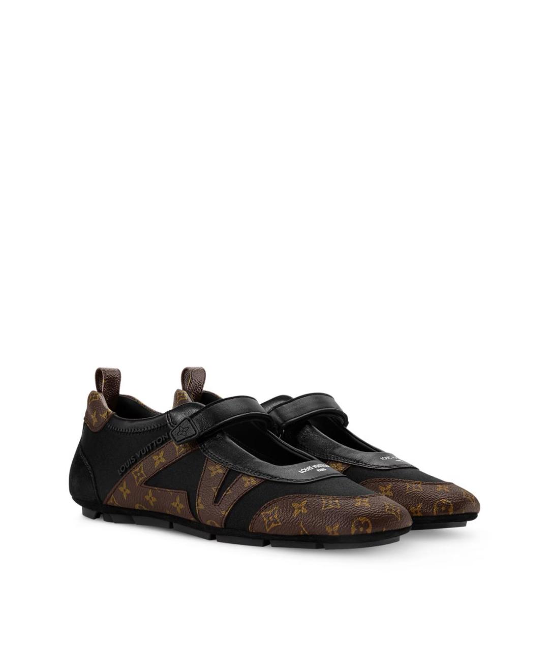 LOUIS VUITTON Черные балетки, фото 2