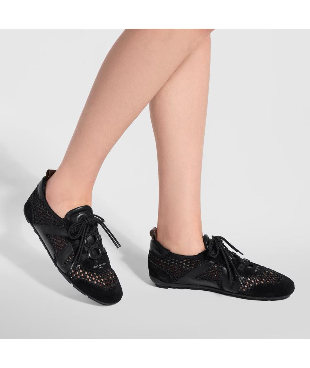 LOUIS VUITTON Черные балетки, фото 5