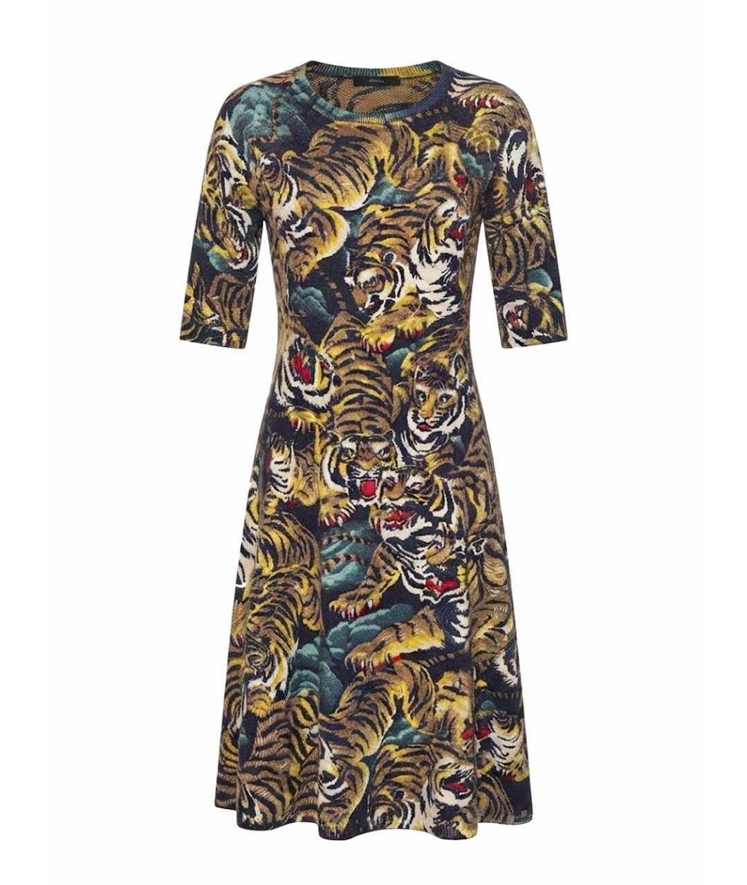 KENZO Мульти шерстяное повседневное платье, фото 1