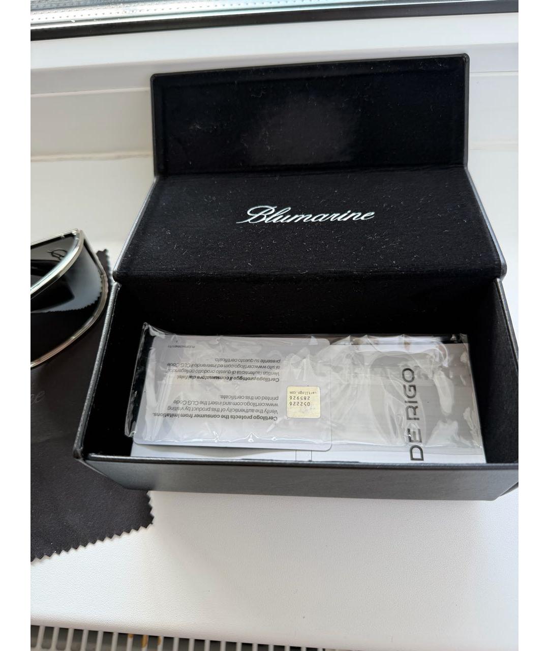 BLUMARINE Серебряные солнцезащитные очки, фото 5