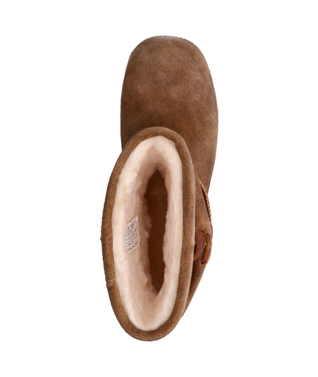 UGG Коричневые замшевые сапоги, фото 5