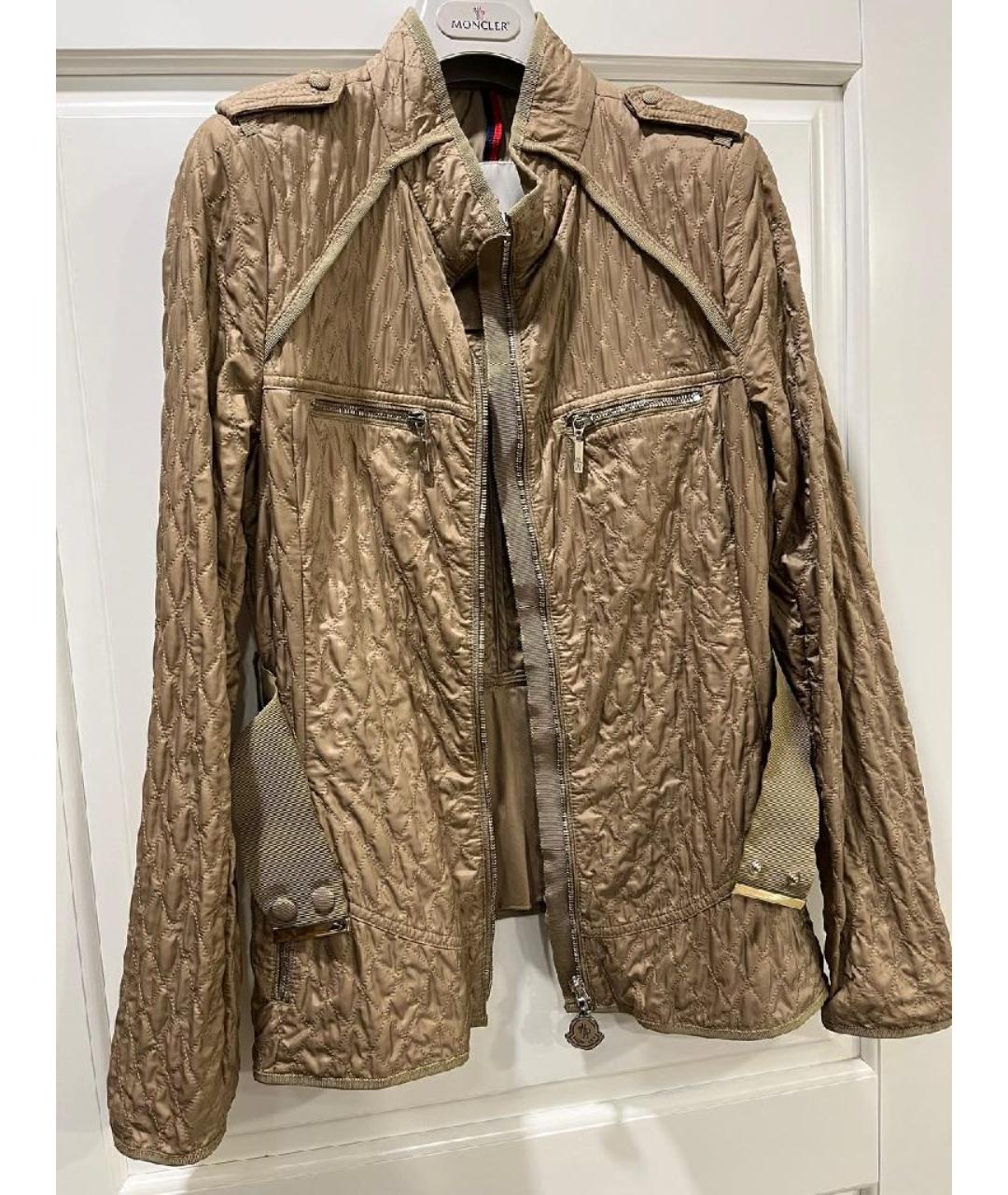 MONCLER Бежевая куртка, фото 2