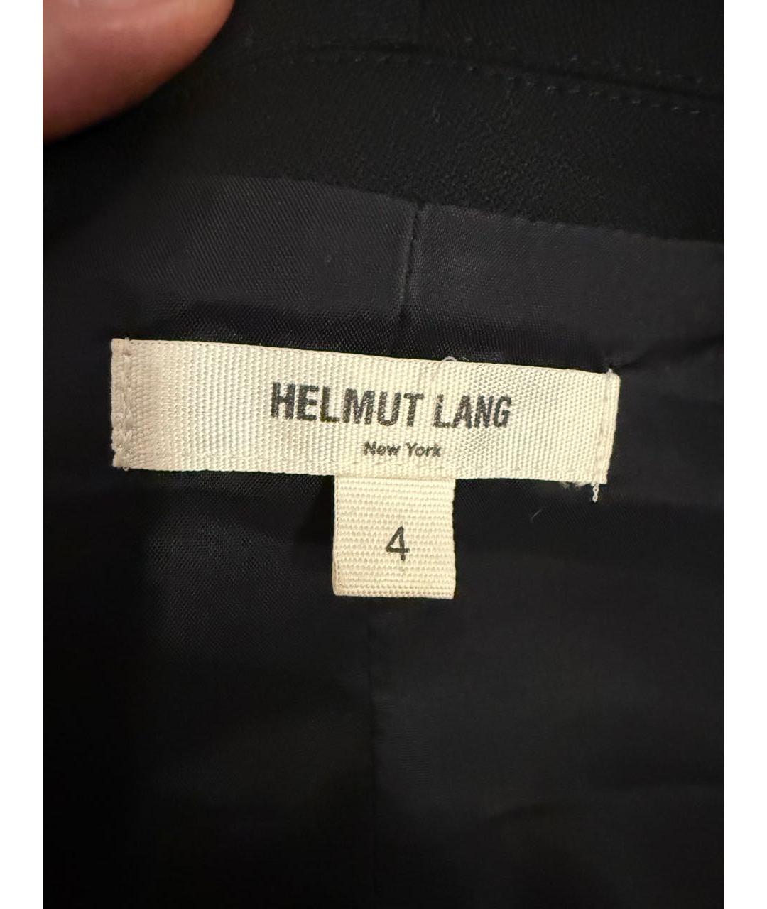 HELMUT LANG Черный шерстяной жилет, фото 6