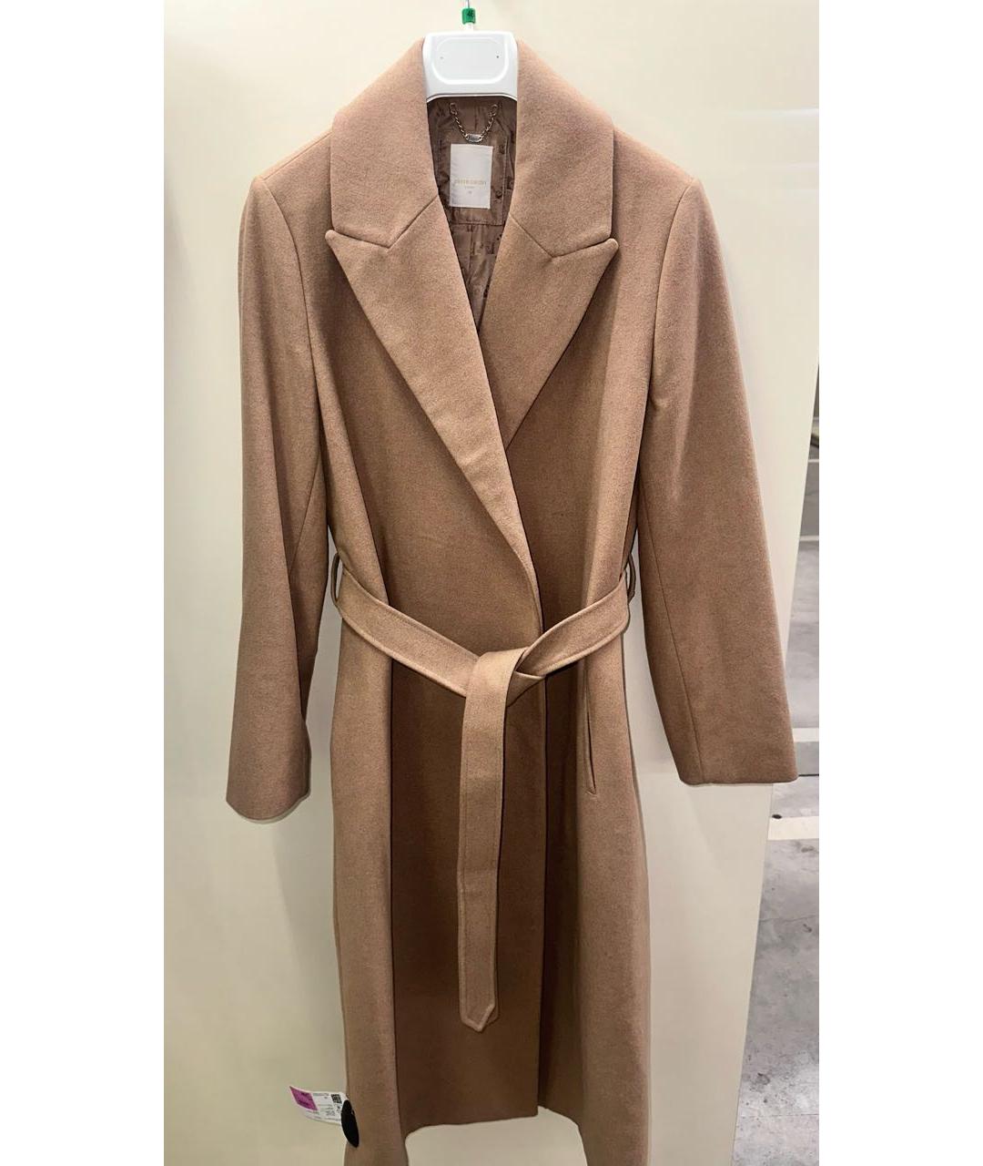 MAX MARA Бежевое шерстяное пальто, фото 5