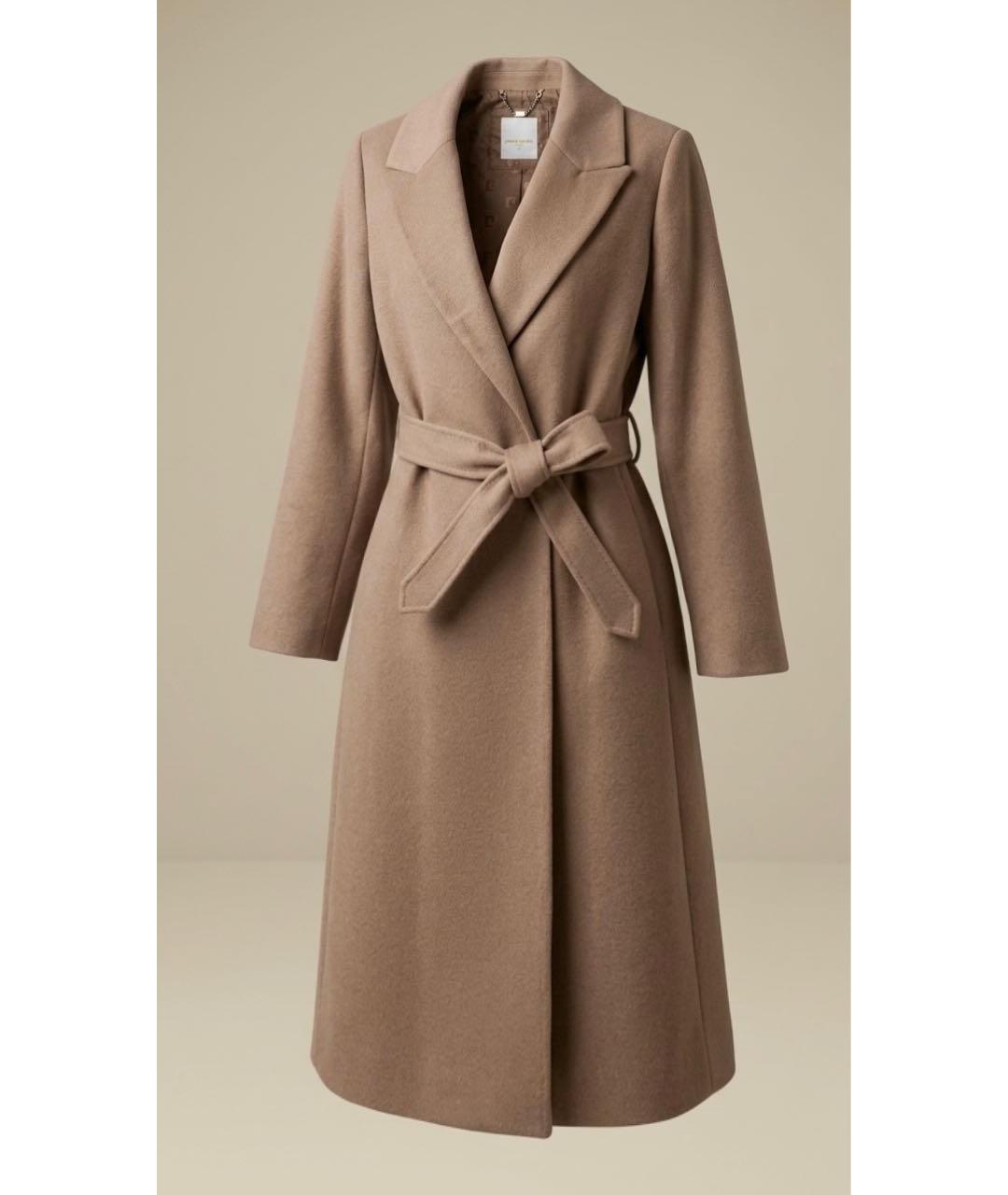 MAX MARA Бежевое шерстяное пальто, фото 9