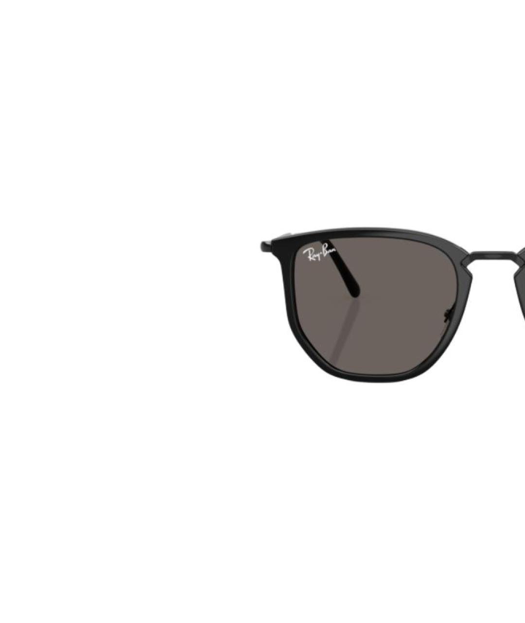 RAY BAN Черные пластиковые солнцезащитные очки, фото 2