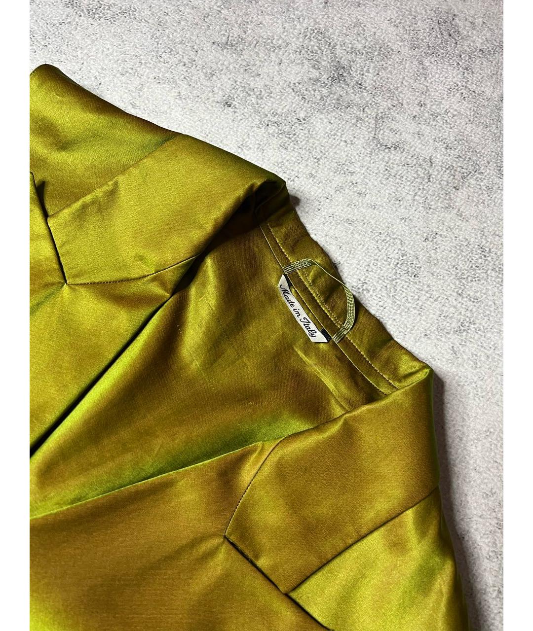 MAX MARA Хаки шелковый жилет, фото 6