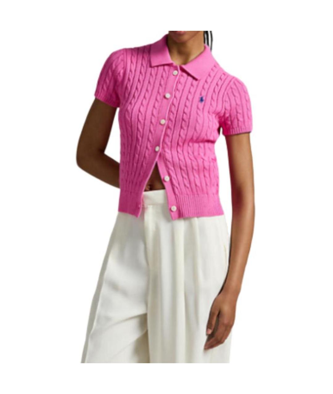 POLO RALPH LAUREN Розовый джемпер / свитер, фото 3