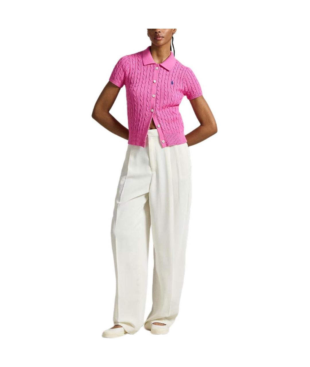 POLO RALPH LAUREN Розовый джемпер / свитер, фото 2