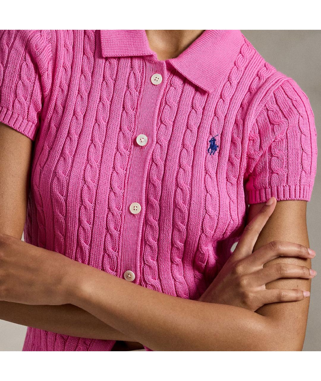 POLO RALPH LAUREN Розовый джемпер / свитер, фото 5