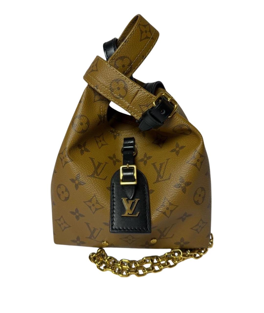 LOUIS VUITTON Коричневая сумка через плечо из канвы, фото 1