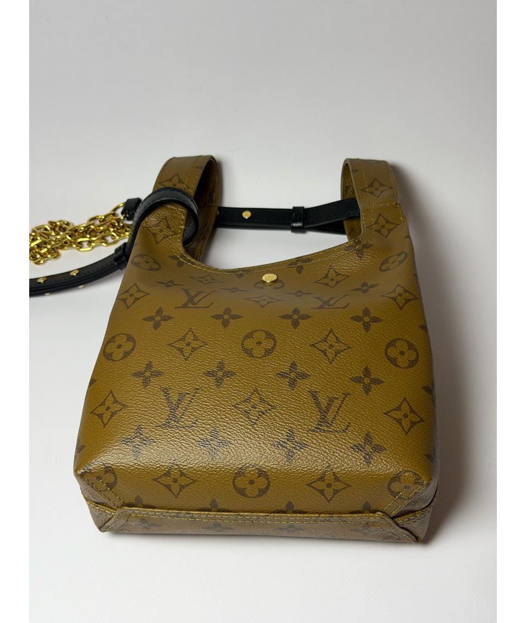 LOUIS VUITTON Коричневая сумка через плечо из канвы, фото 7