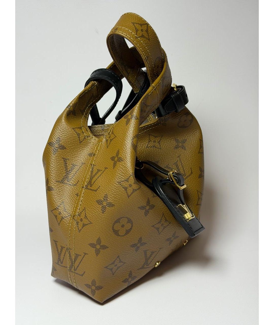LOUIS VUITTON Коричневая сумка через плечо из канвы, фото 2