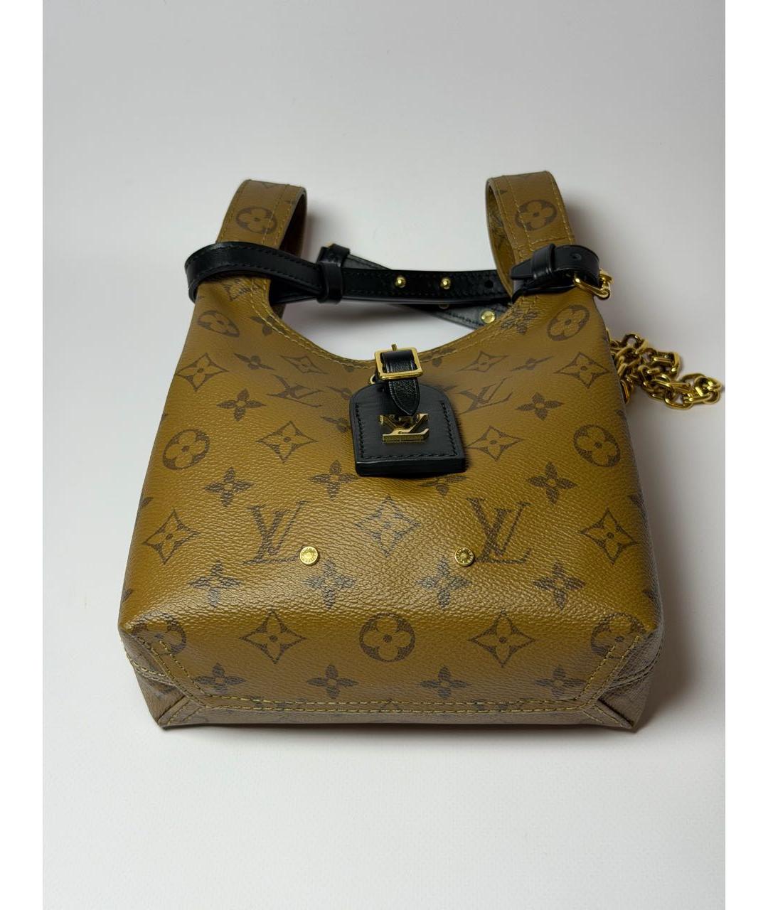 LOUIS VUITTON Коричневая сумка через плечо из канвы, фото 6