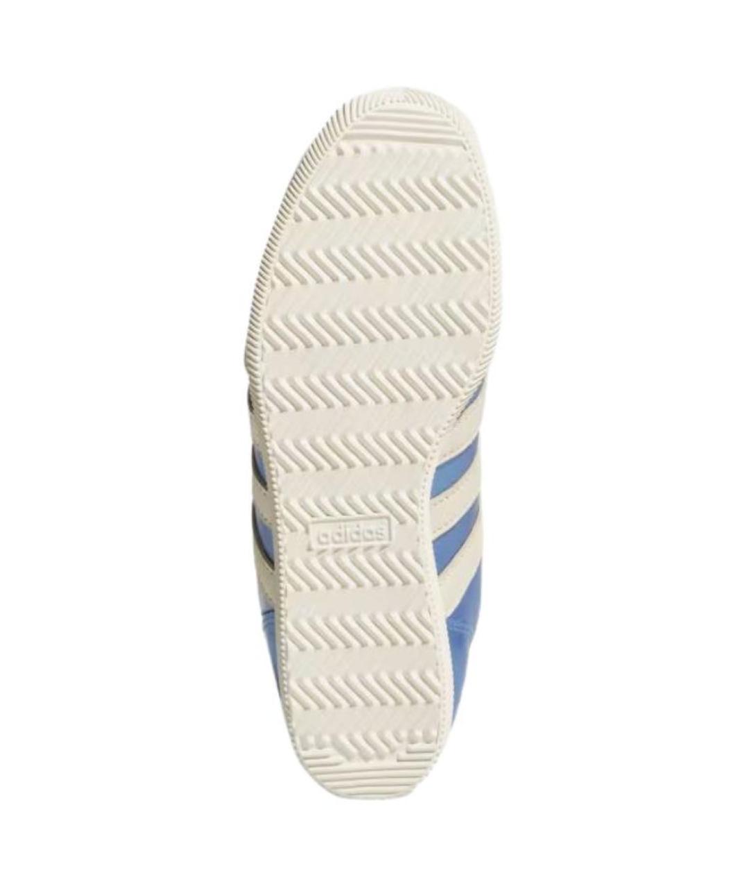 ADIDAS Синие кожаные кроссовки, фото 4