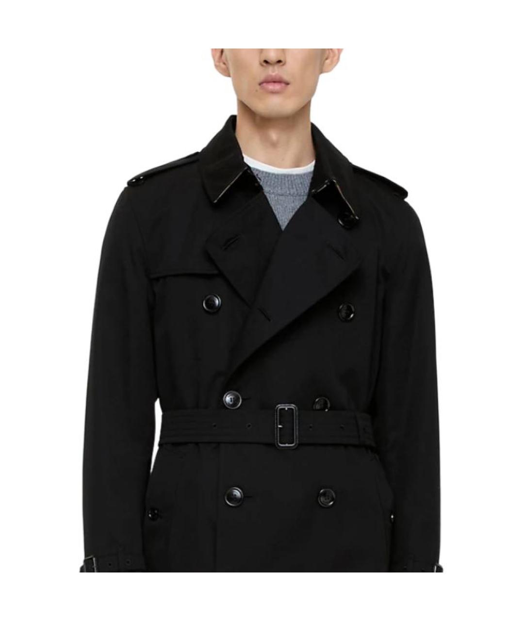 BURBERRY Черный тренч / плащ, фото 5