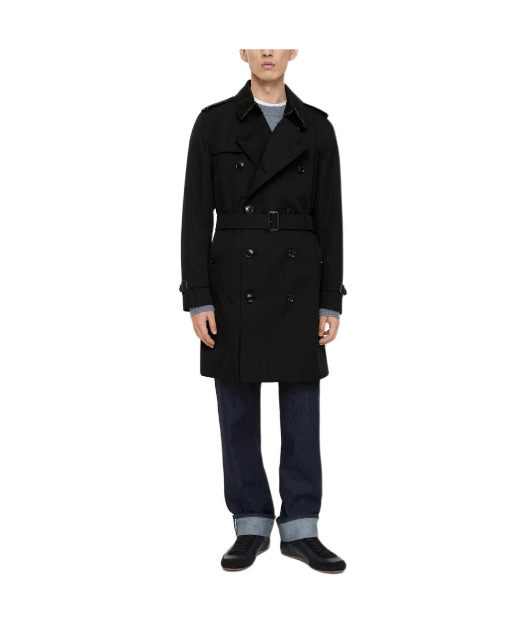 BURBERRY Черный тренч / плащ, фото 2