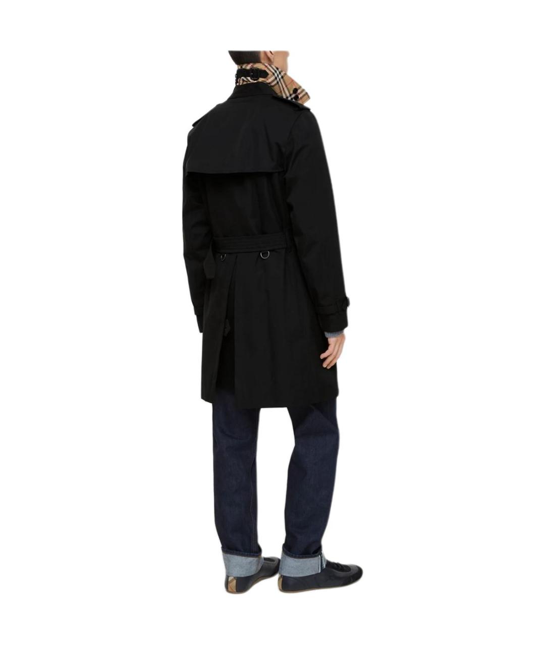BURBERRY Черный тренч / плащ, фото 4