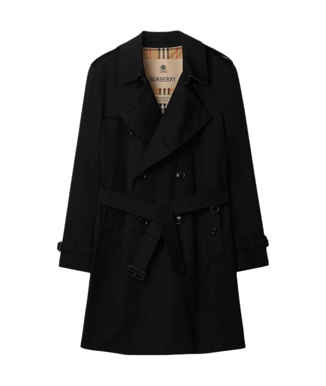 BURBERRY Черный тренч / плащ, фото 1