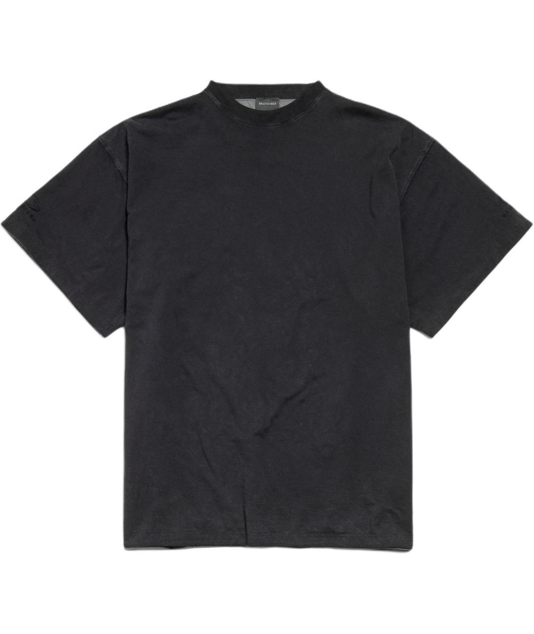 BALENCIAGA Серая футболка, фото 4