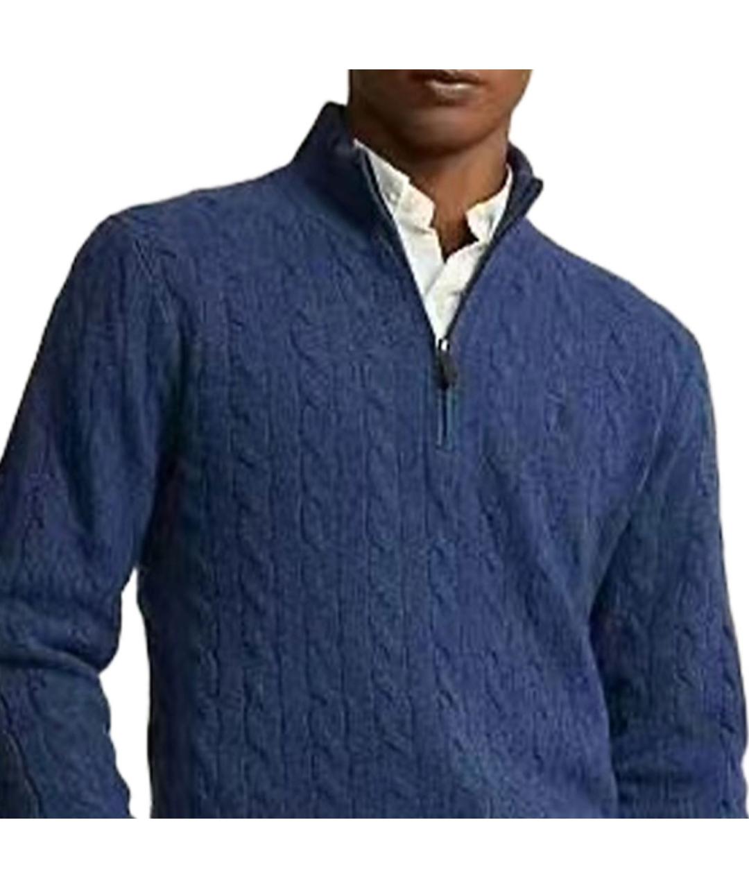 POLO RALPH LAUREN Темно-синий джемпер / свитер, фото 4
