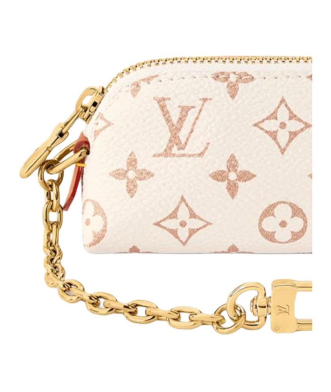 LOUIS VUITTON Бежевая косметичка из канвы, фото 5